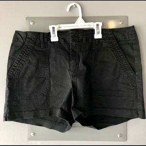 Old Navy black chino cargo shorts